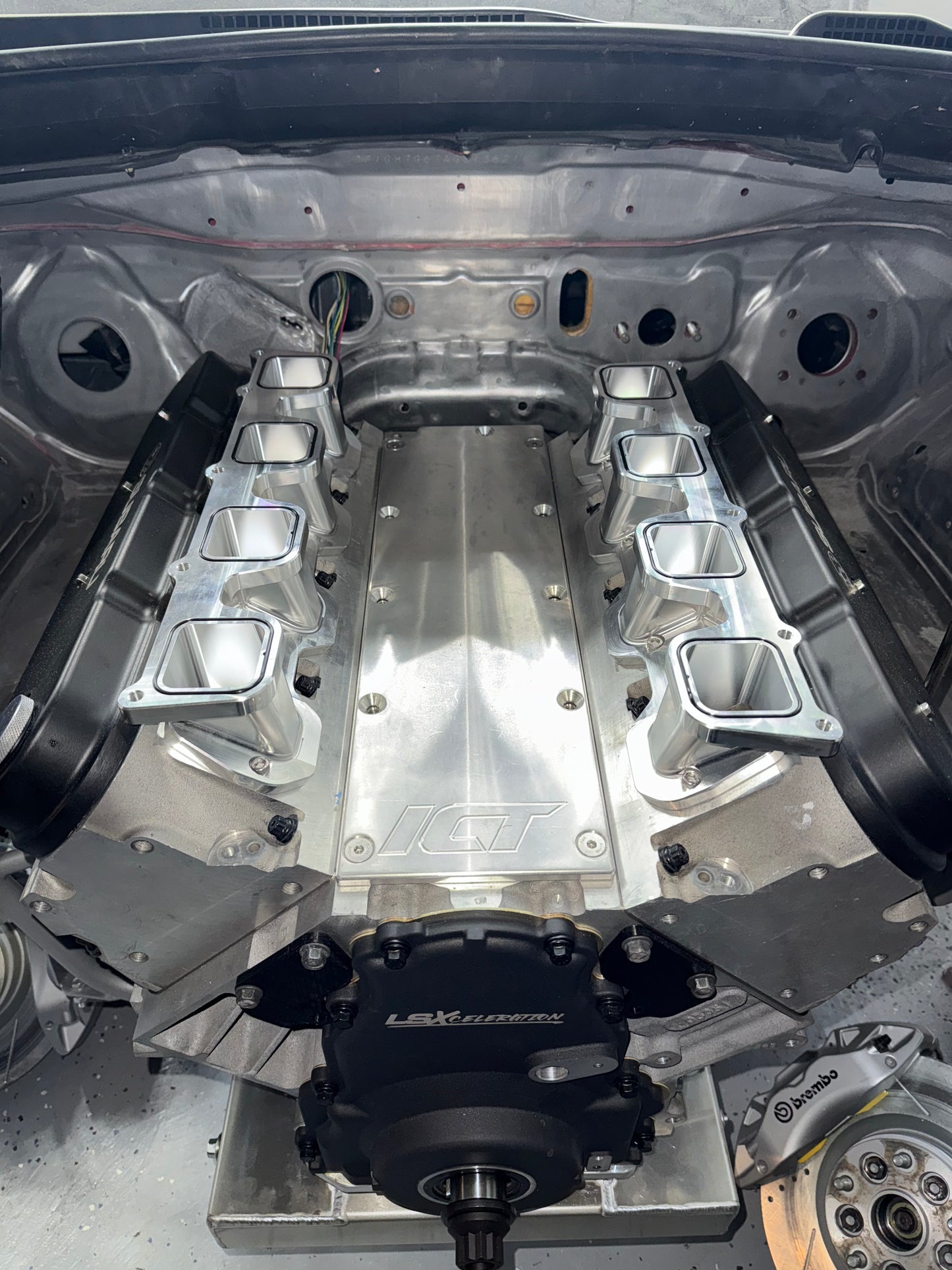 Billet Aluminum Adapters for Hellcat Supercharger to LS Rectangular Port Engines – Precision Fit & Performance