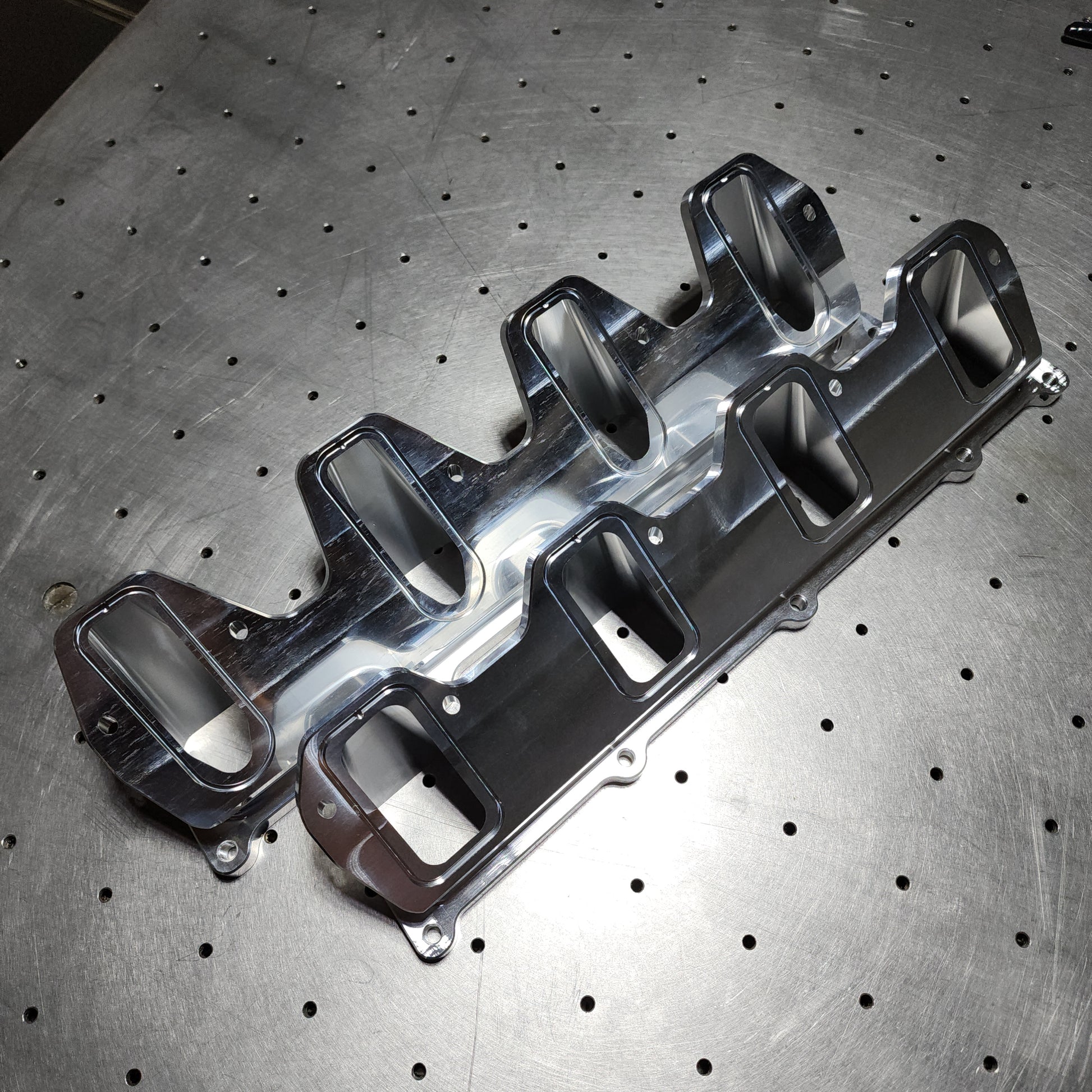 Fabworkz - Billet Aluminum Adapters for Hellcat Supercharger to LS Engine Rectangular Ports