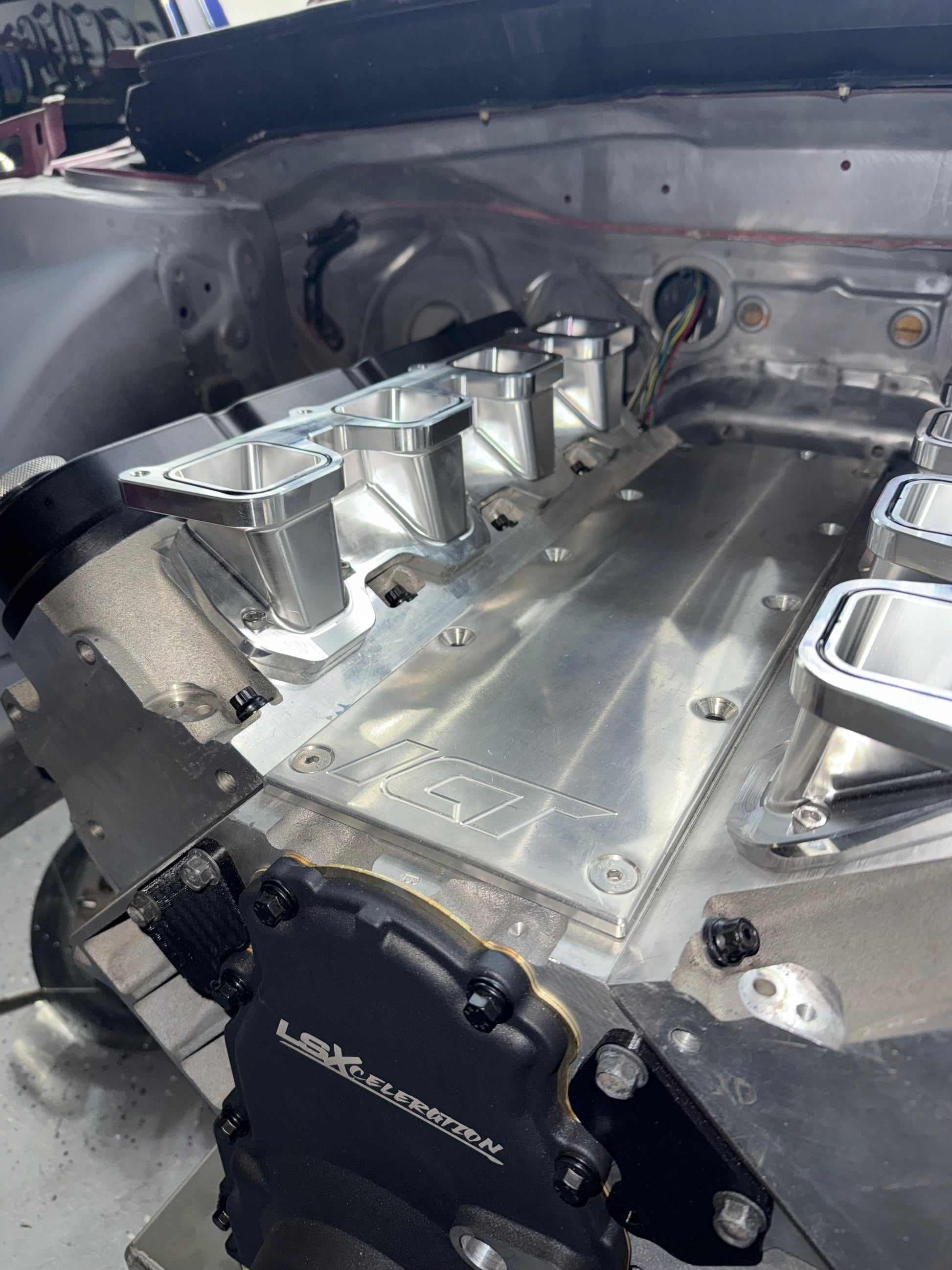 Ls Engine Adapter Billet Aluminum Adapters for Hellcat Supercharger to LS Engine Cathedr ...